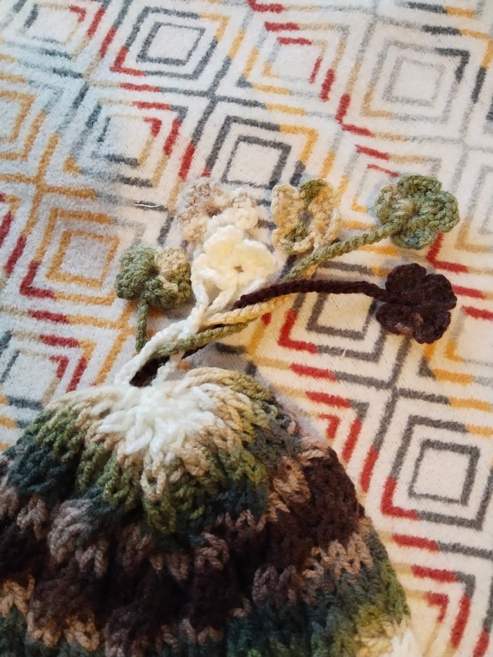 Bohem Tarzı Örgü Kadın Bere - Görsel 2