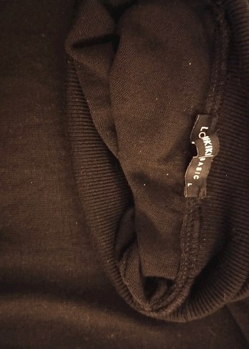 Kadın Siyah Boğazlı Triko Kazak - Görsel 3