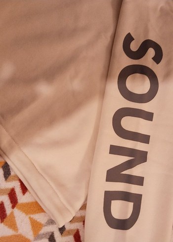 Bej Kadın Salaş uzun Kollu Tişört - Görsel 4