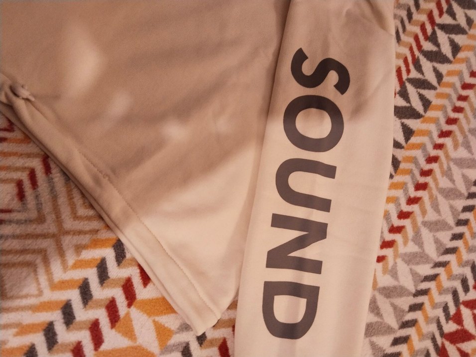 Bej Kadın Salaş uzun Kollu Tişört - Görsel 4