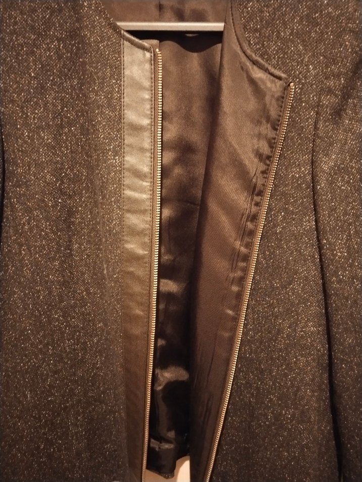 Kahverengi  Kadın Ceket - Görsel 4