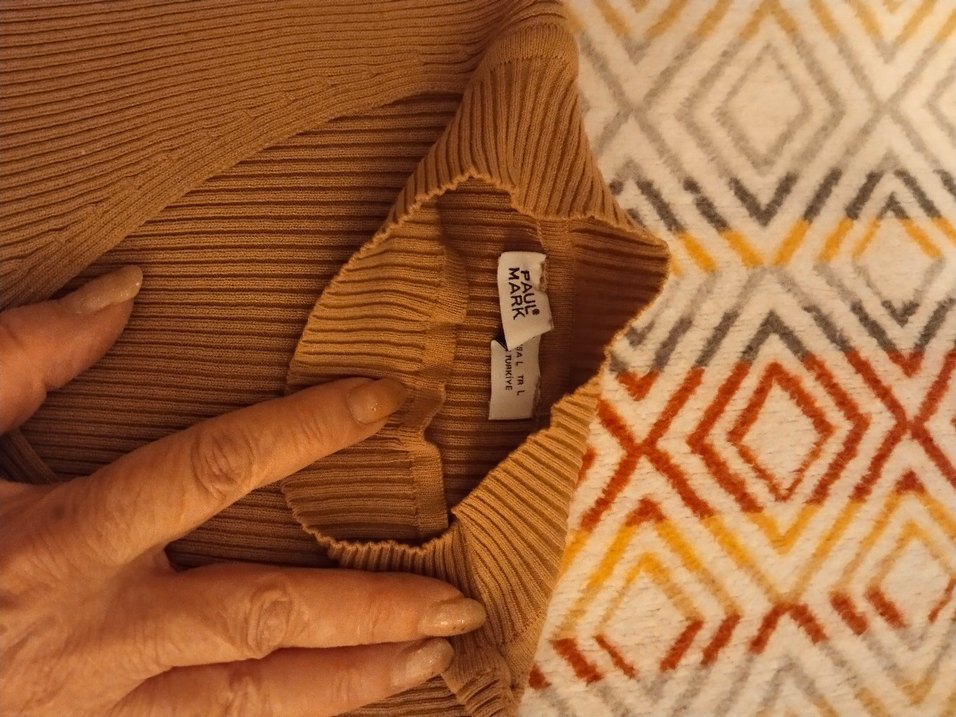 slim fit triko buluz - Görsel 3