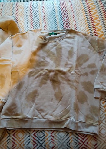 Bej Kadın Pamuklu Rahat Kesim Pantolon üst takım - Görsel 4