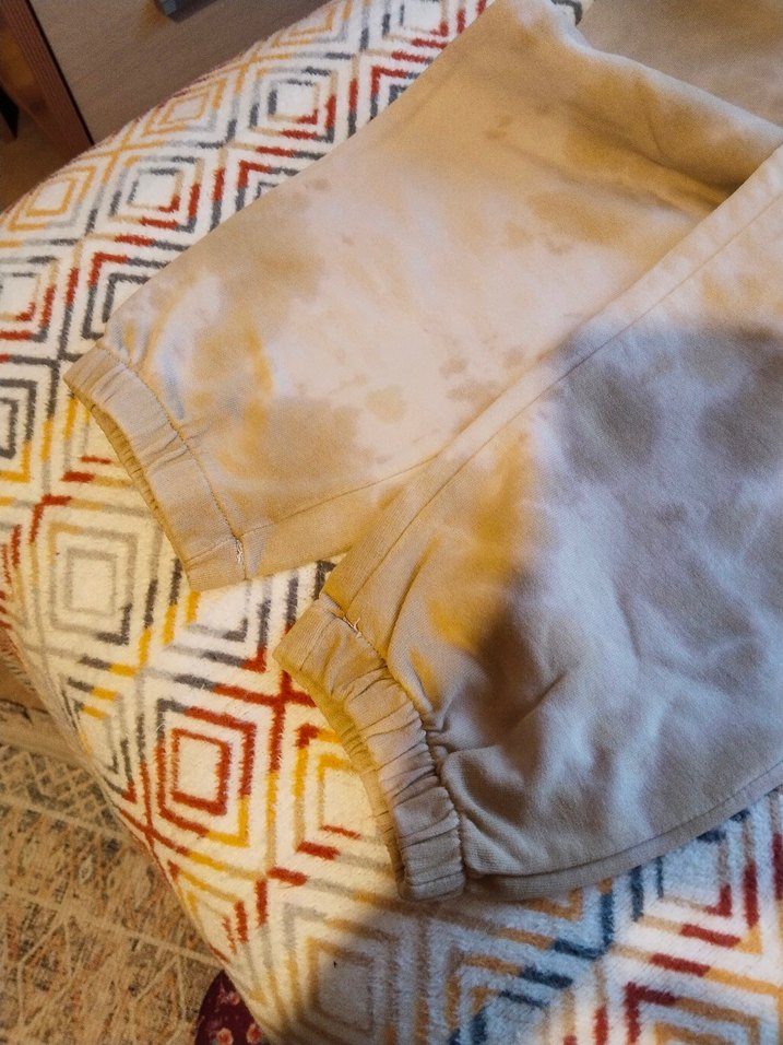 Bej Kadın Pamuklu Rahat Kesim Pantolon üst takım - Görsel 2