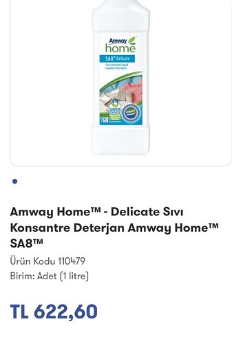 Amway Amway Home SA8 Delicate Konsantre Sıvı Çamaşır Deterjanı