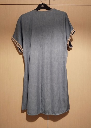 Bohem V Yaka Kısa Kollu plaj giysisi - Görsel 3