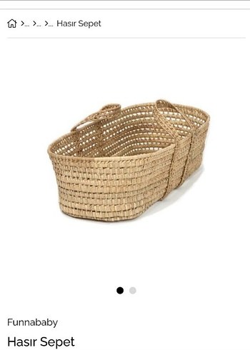 Beyaz Bebek Sepeti ve Taşıma Saplı - Görsel 5