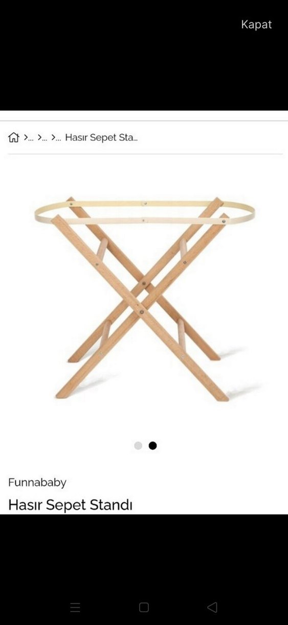 Beyaz Bebek Sepeti ve Taşıma Saplı - Görsel 3