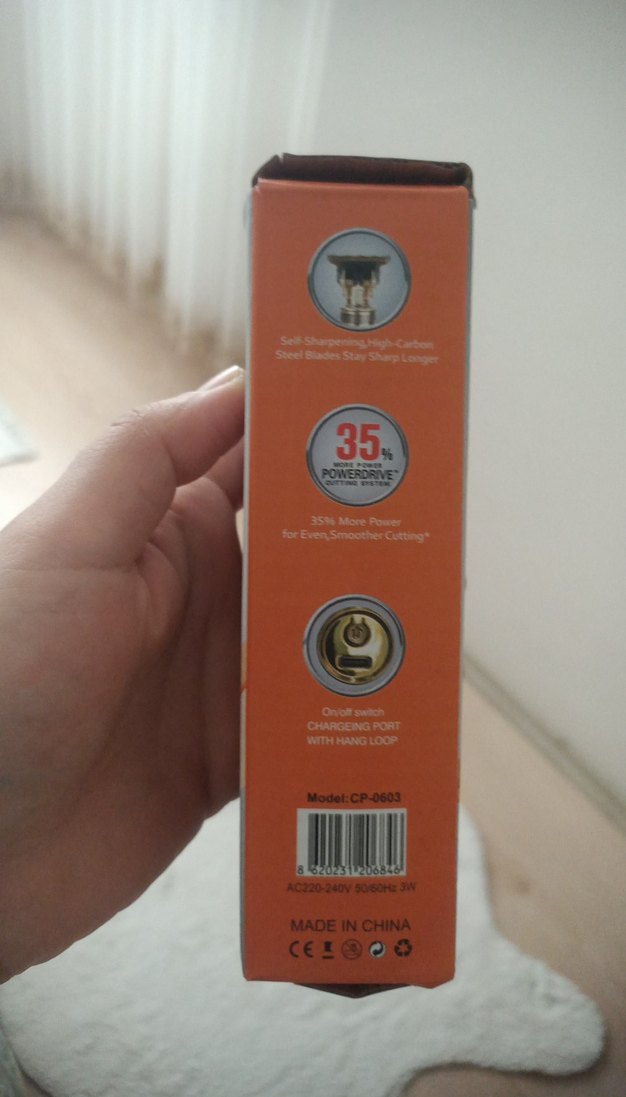 Altın Renkli Cliper Ipone Saç Kesme Makinesi - Görsel 2