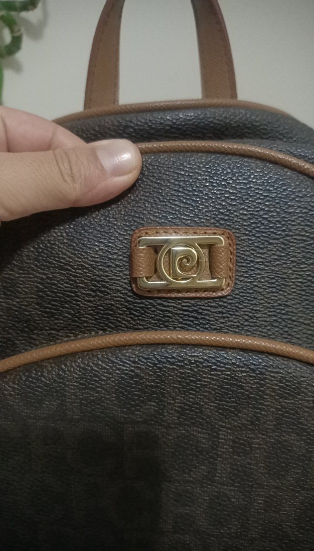 Klasik Modern Kahverengi Deri Sırt Çantası - Görsel 2