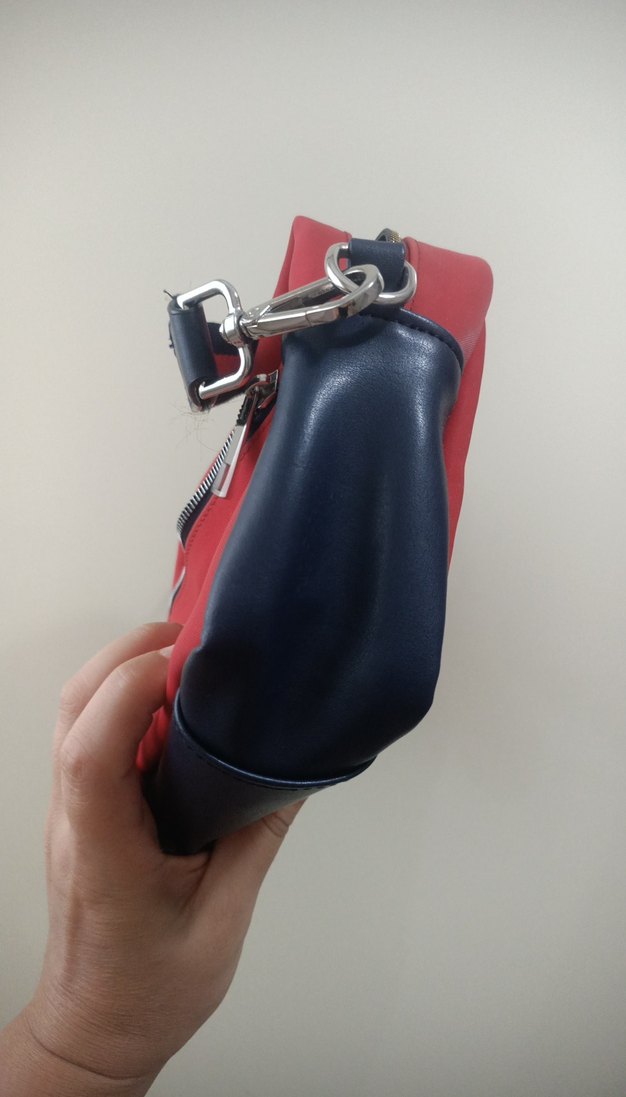 David Jones Kadın Kırmızı Deri Çapraz Çanta - Görsel 4