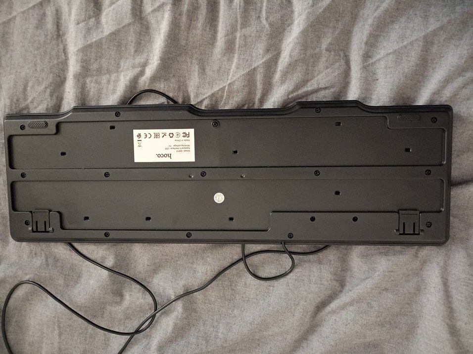 Hoco Siyah Kablolu Klavye - Görsel 3