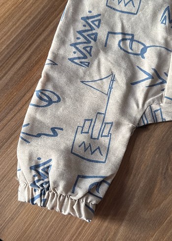 Düğmeli Kapüşonlu Bebek Erkek Tulum - Görsel 6