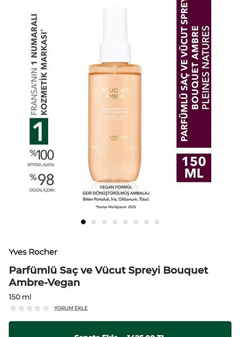 Yves Rocher ürünü