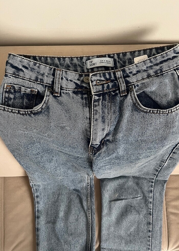 Paça detaylı jean - Görsel 3