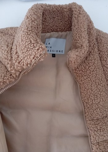 Kahverengi Kürklü Kolsuz Kadın Yelek - Görsel 2