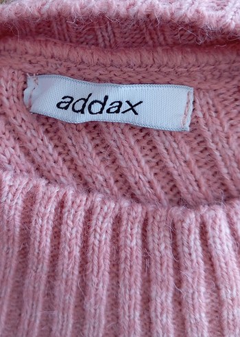 Pembe Fitilli  Boğazlı Kadın Kazak - Görsel 2