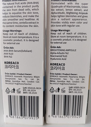 Koreaco Gözenek Sıkılaştırıcı ve Aydınlatıcı Ampul - Görsel 2