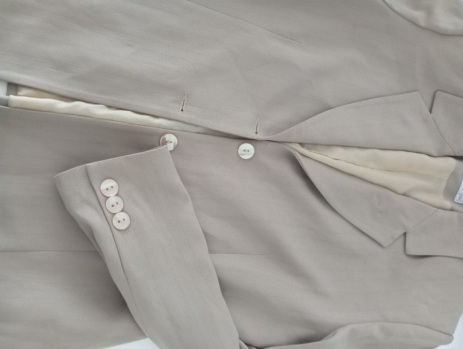 açık yeşil Düğmeli Kadın Blazer Ceket - Görsel 2