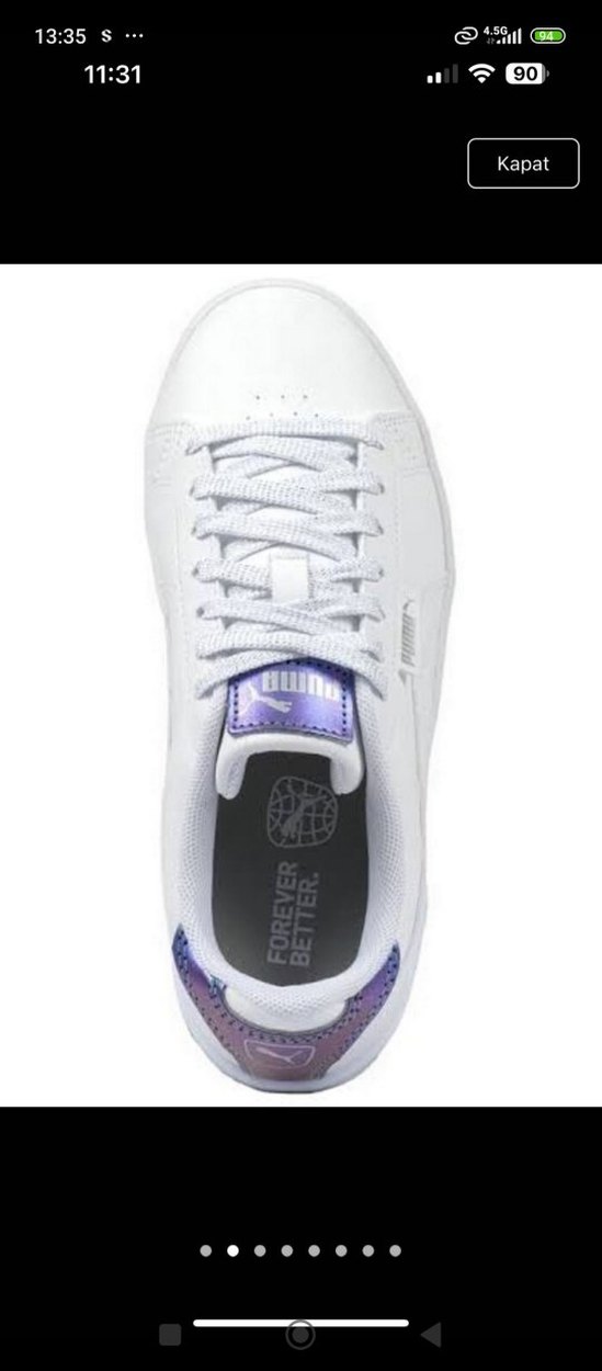 Puma Beyaz Kadın Spor Ayakkabı - Görsel 3