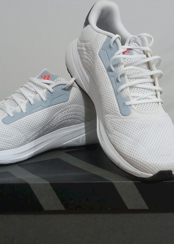 Adidas Beyaz Gri Erkek Koşu Ayakkabısı - Görsel 3