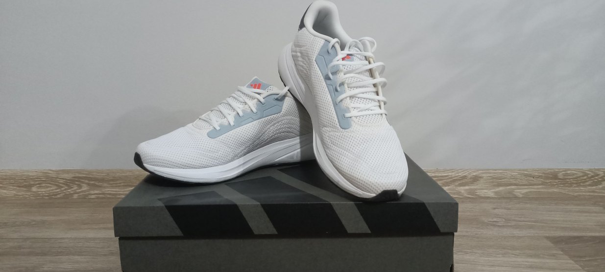 Adidas Beyaz Gri Erkek Koşu Ayakkabısı - Görsel 3