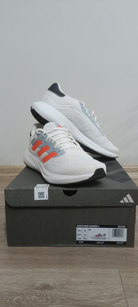 Adidas Beyaz Gri Erkek Koşu Ayakkabısı - Görsel 2