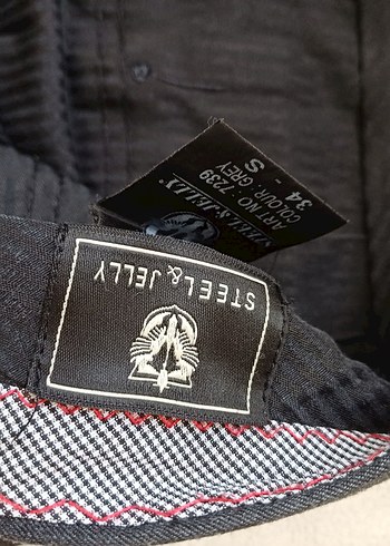 34 Beden Gri Kemerli Erkek Denim Pantolon
