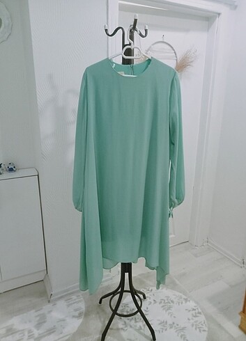 Diğer Sifon ici astarli kolları bagcikli tunik