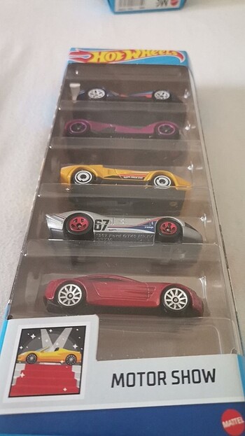 Hotwheels 5'li motor show 