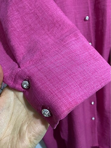 50 Beden pembe Renk Tunik