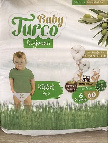 Baby turco bebek bezi 6 numara