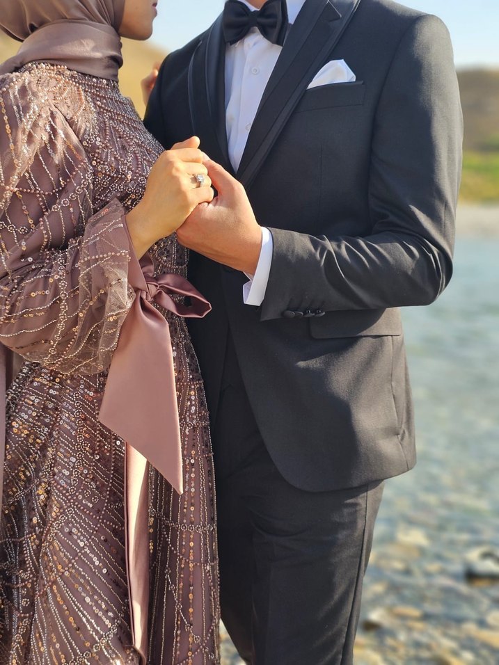 Etnik Desenli Bohem Uzun Kol Elbise - Görsel 3