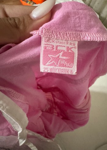 Bücürük Pembe Kareli Askılı Kız Elbisesi
