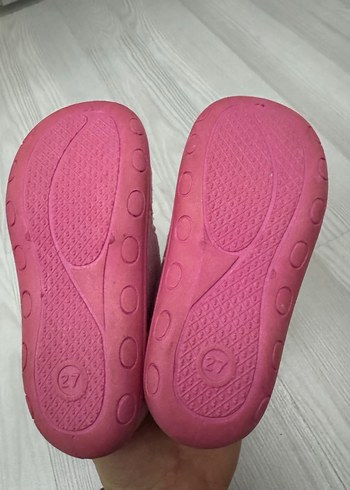 Kız Çocuk Pembe Nakışlı Panduf - Görsel 4