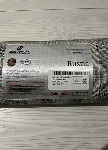  Beden gri Renk Gümüşsuyu halı sıfır üründür 