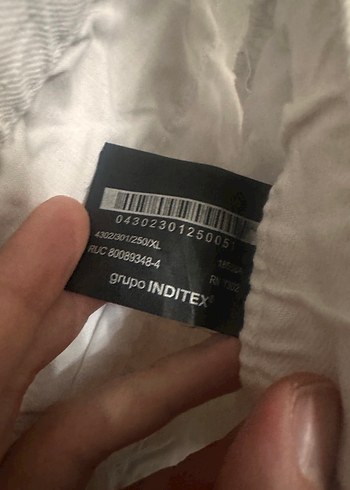 Beyaz Keten Şort - Görsel 4