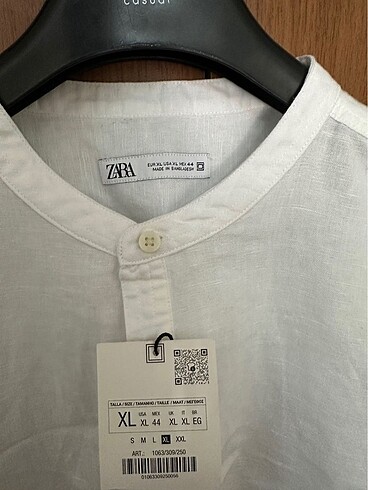 Zara Keten Gömlek - Görsel 2