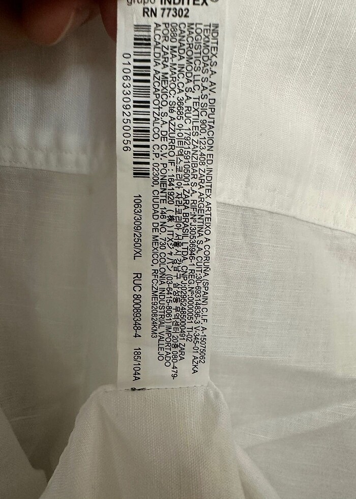 Zara Keten Gömlek - Görsel 5