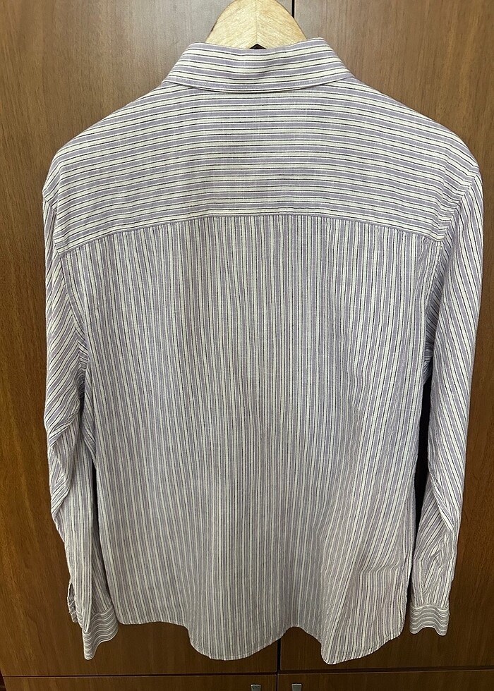 Zara Keten Gömlek - Görsel 3