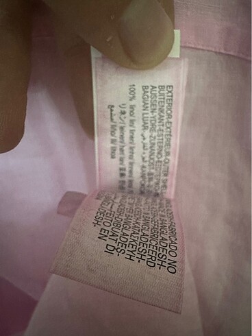 Zara ham Keten Gömlek - Görsel 5