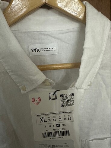 xl Beden Zara Keten Gömlek