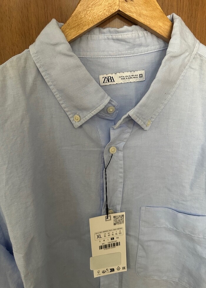 Zara Keten gömlek - Görsel 2