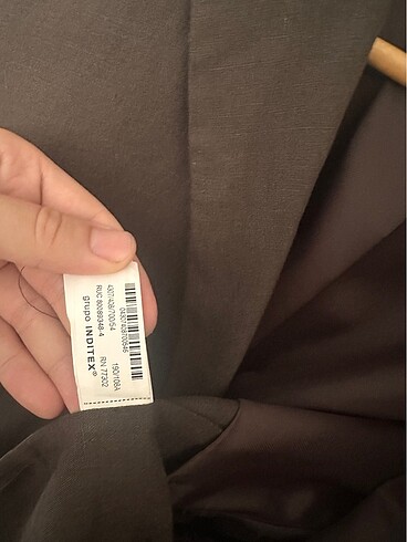 Zara Keten Ceket - Görsel 6