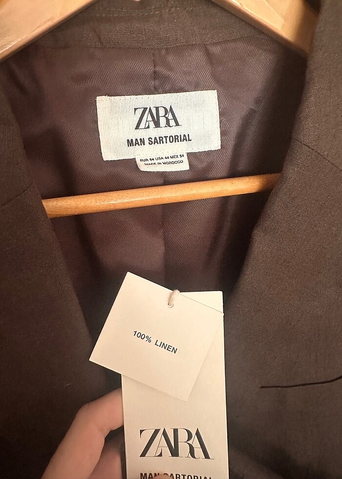 Zara Keten Ceket - Görsel 2