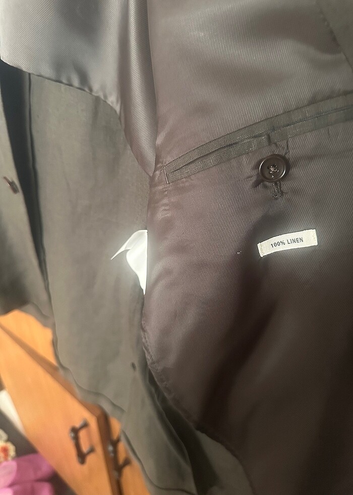 Zara Keten Ceket - Görsel 5