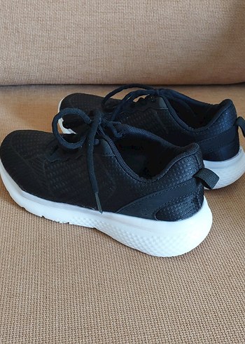 Siyah Bağcıklı Kadın Spor Ayakkabı - Görsel 5