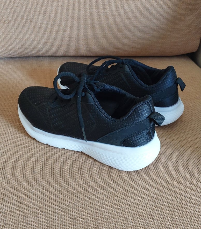 Siyah Bağcıklı Kadın Spor Ayakkabı - Görsel 5