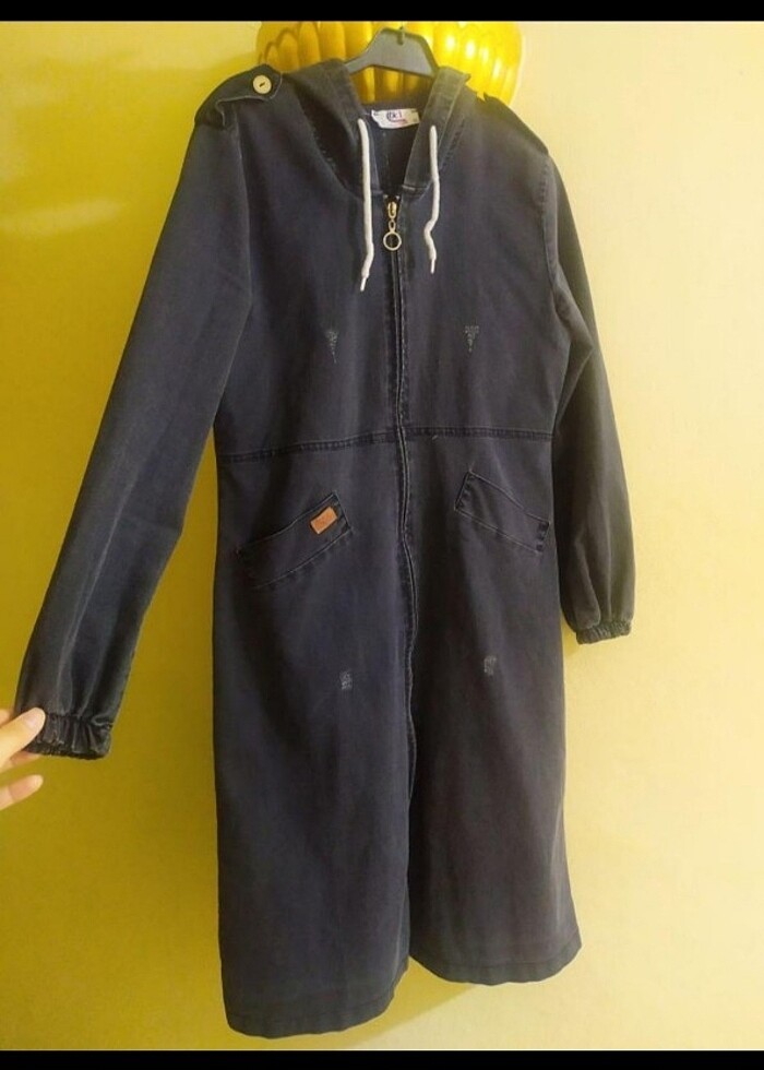 GRİ KOT CEKET - Görsel 2