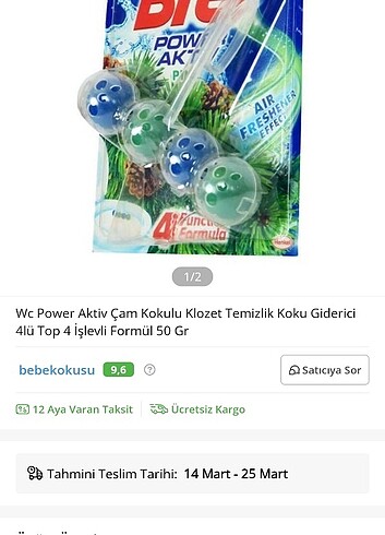 Bref Tuvalet Temizlik Koku giderici 